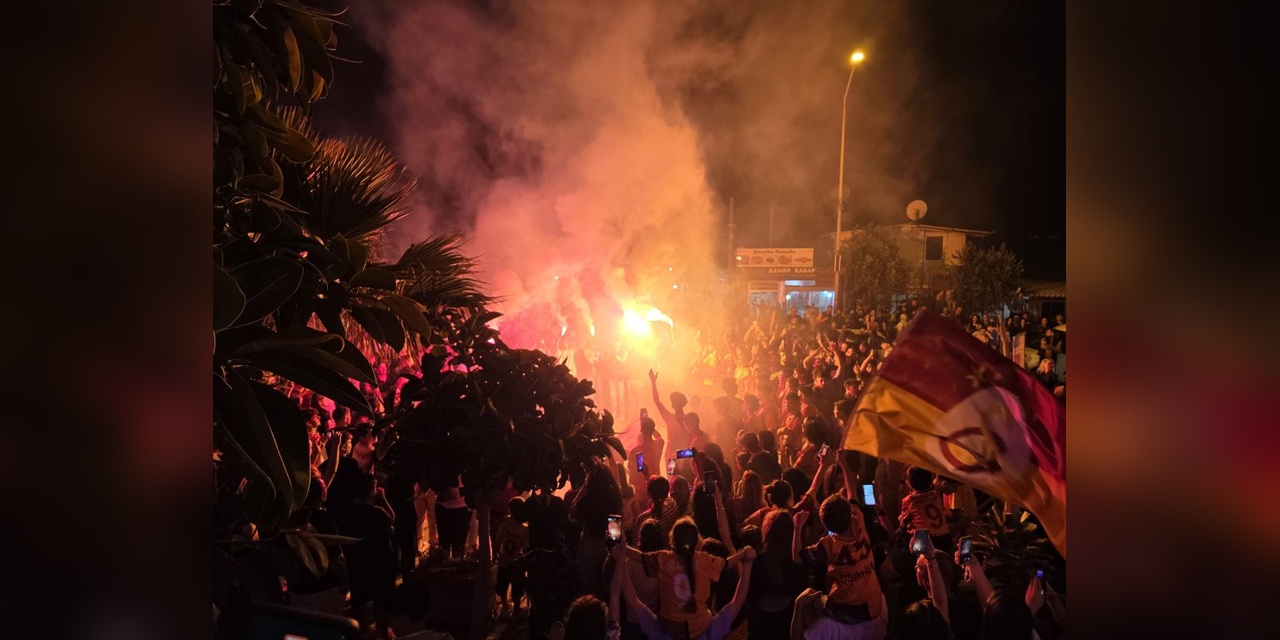 Hatay'da Galatasaray Şampiyonluğunu Coşkuyla Kutladı