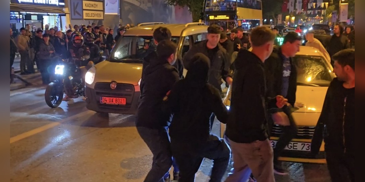 Galatasaraylılara Bağdat Caddesi'nde Saldırı