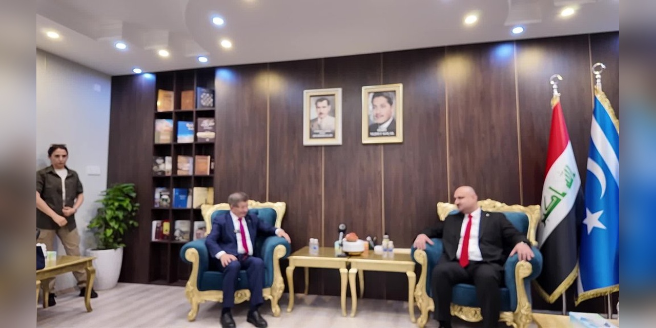 Davutoğlu'ndan Kerkük ziyareti: 'Sermayenizin yarısını Kerkük’e yatırın'