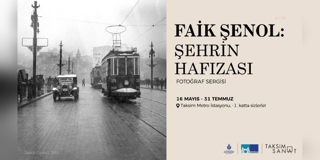 Taksim Sanat'ta 'Faik Şenol: Şehrin Hafızası' sergisi