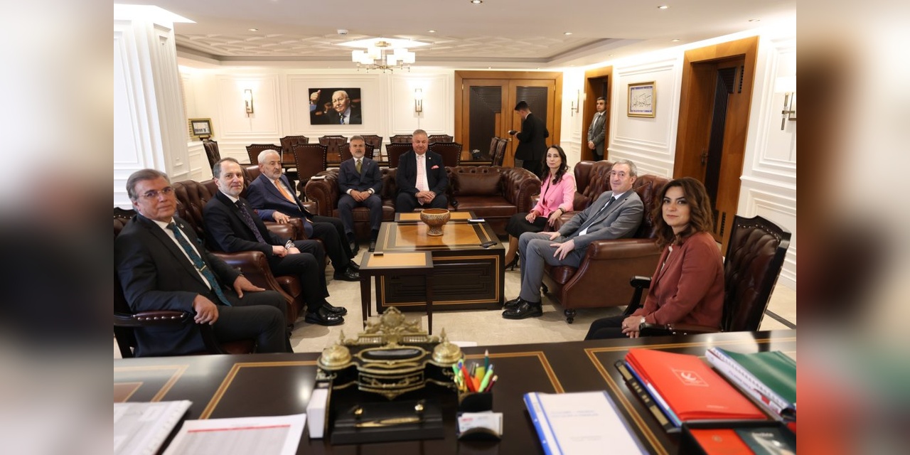 DEM Partisi heyeti, Yeniden Refah Partisi'ni ziyaret etti