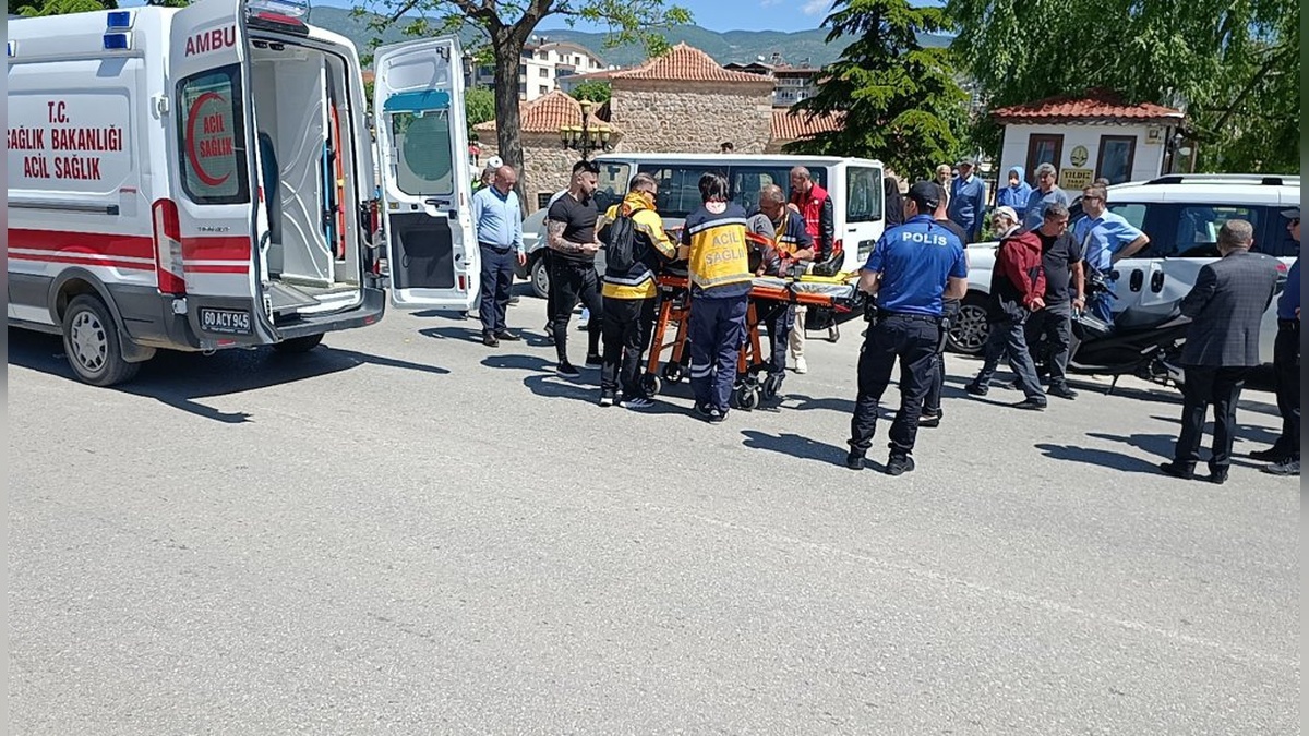 Tokat'ta motosiklet kazası: 60 yaşındaki adam ağır yaralandı