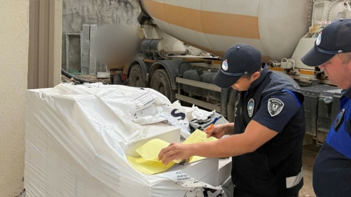 Bodrum'da inşaat yasağı denetimleri: 3 milyon liralık ceza