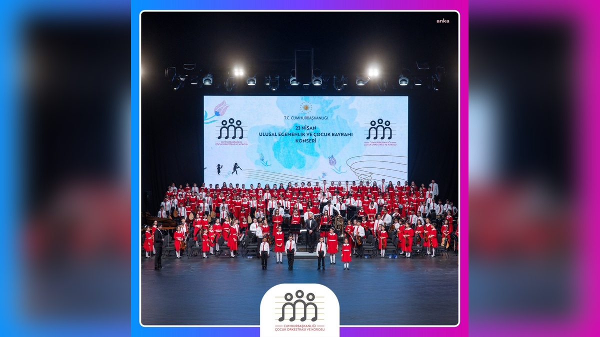 Muud'da Cumhurbaşkanlığı Çocuk Orkestrası ve Korosu konseri