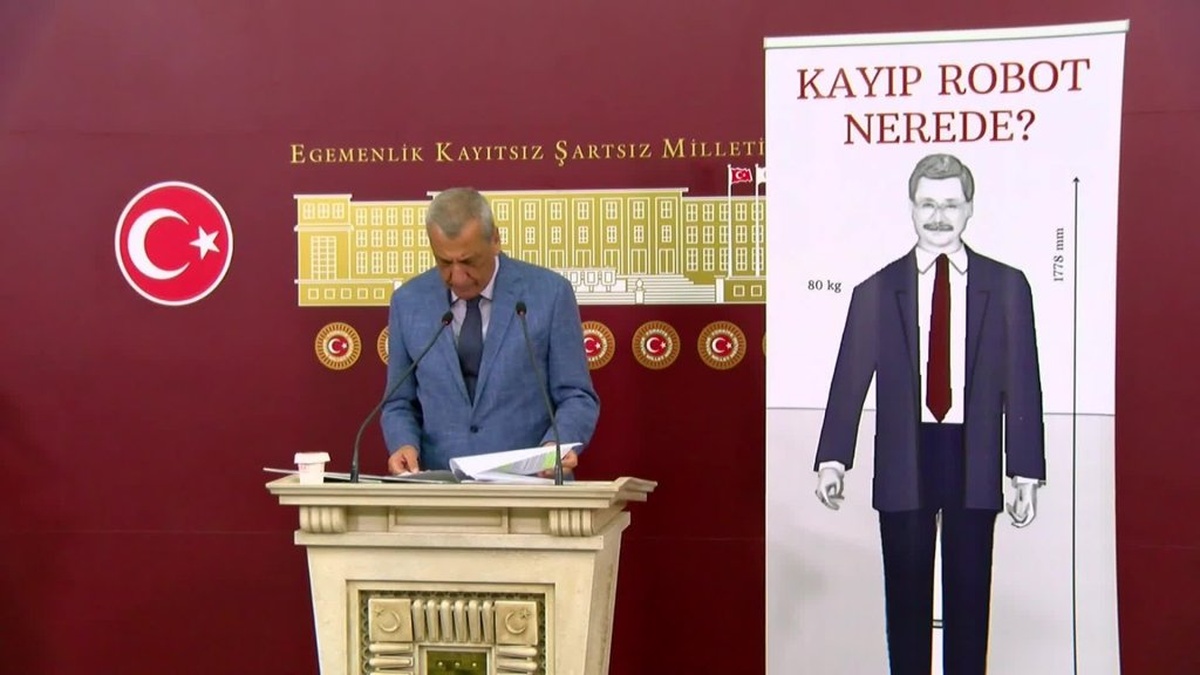 CHP'li Öztürkmen: kayıp Gökçek robotunun maliyeti 3 milyon 400 bin lira