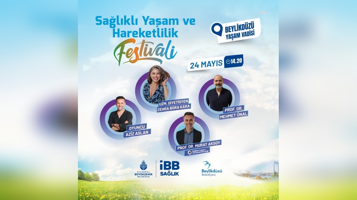İstanbul'da 'Sağlıklı Yaşam ve Hareketlilik Festivali'