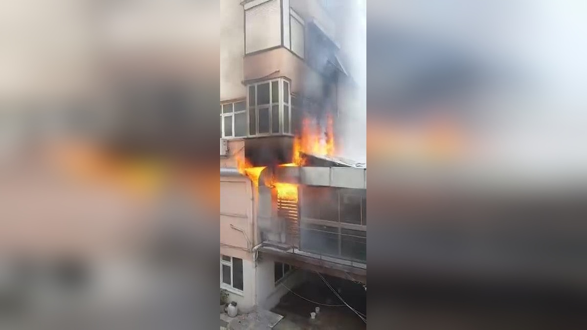 Şişli Mecidiyeköy'de kafede yangın