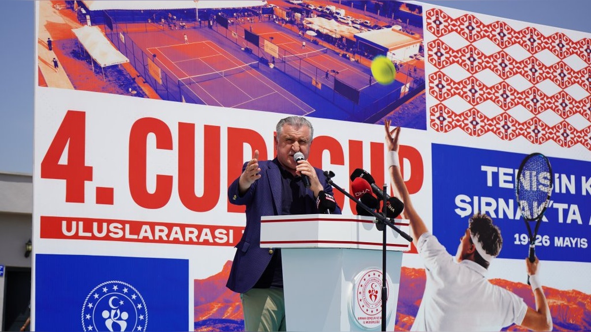 Bak: Şırnak'ta tenis turnuvası, 'Terörsüz Türkiye'nin örneği