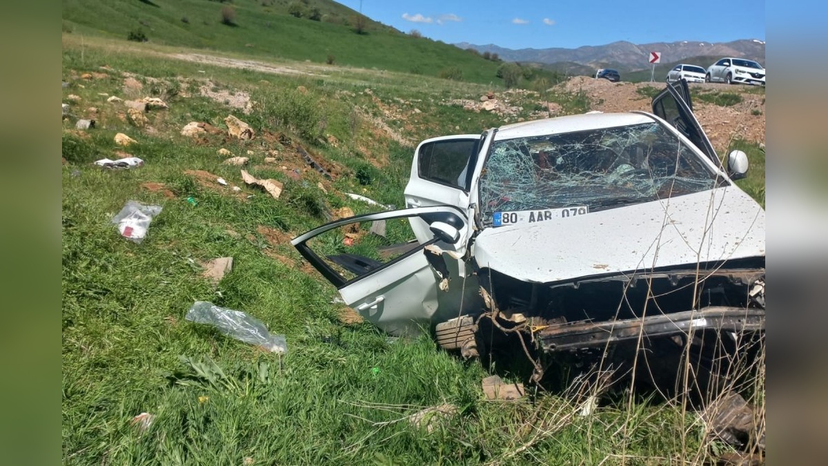 Bingöl'de kaza: 1 ölü, 2 yaralı