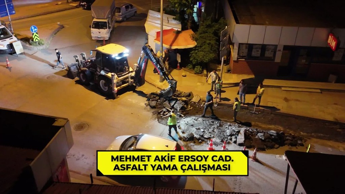 Beykoz'da 3 bin ton asfalt yenileme çalışması tamamlandı