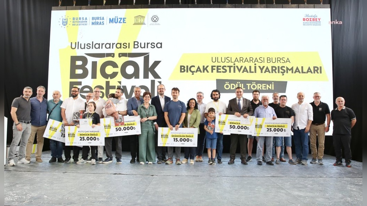 Bursa Bıçak Festivali'nde kazananlar belli oldu