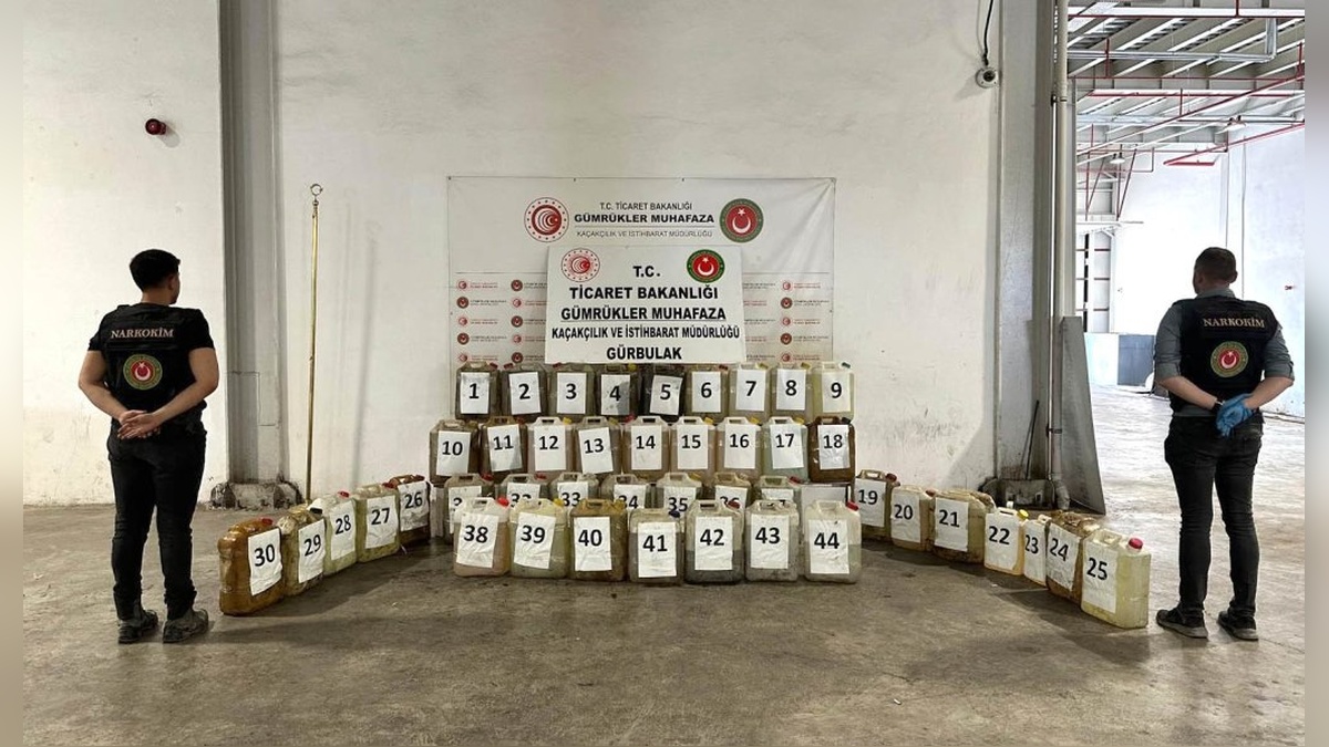 Ağrı'da 2 milyar 768 milyon TL değerinde metamfetamin ele geçirildi