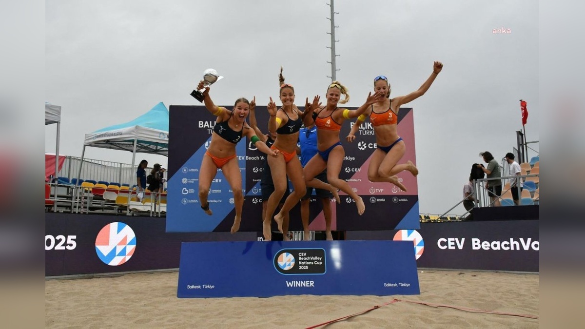 Avrupa Plaj Voleybolu Milletler Kupası'nda şampiyonlar belli oldu