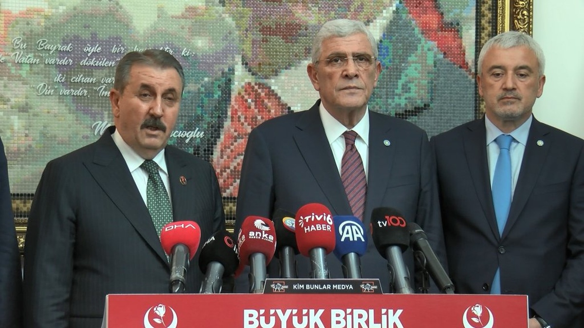 Dervişoğlu'ndan Destici'ye nezaket ziyareti: Terörsüz Türkiye süreci endişe yarattı