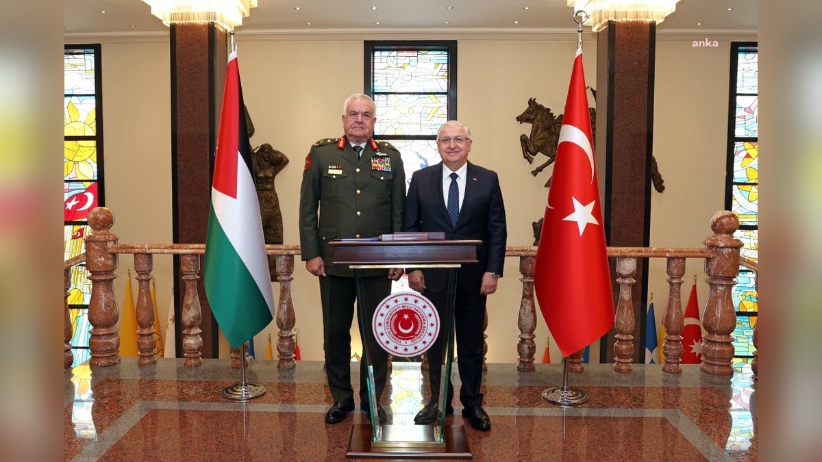 Yaşar Güler, Ürdün Genelkurmay Başkanı'nı kabul etti