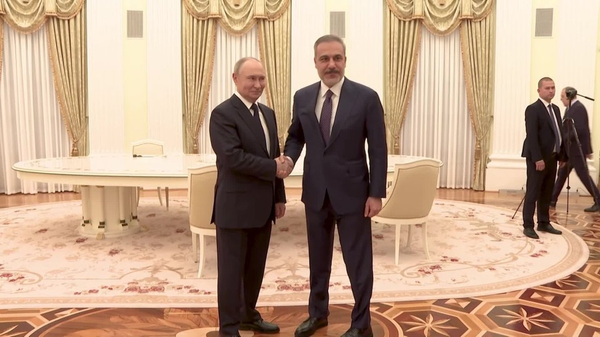 Fidan, Putin tarafından kabul edildi