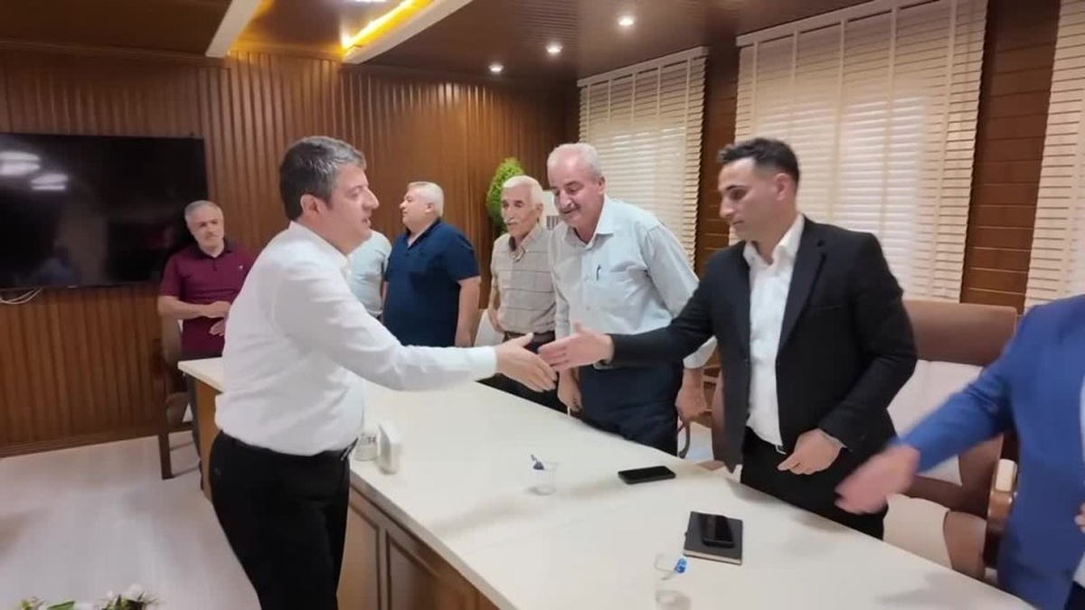 Adıyaman Belediye Başkanı Tutdere, Muhtarlar Federasyonu Başkanı Taş'ı ziyaret etti