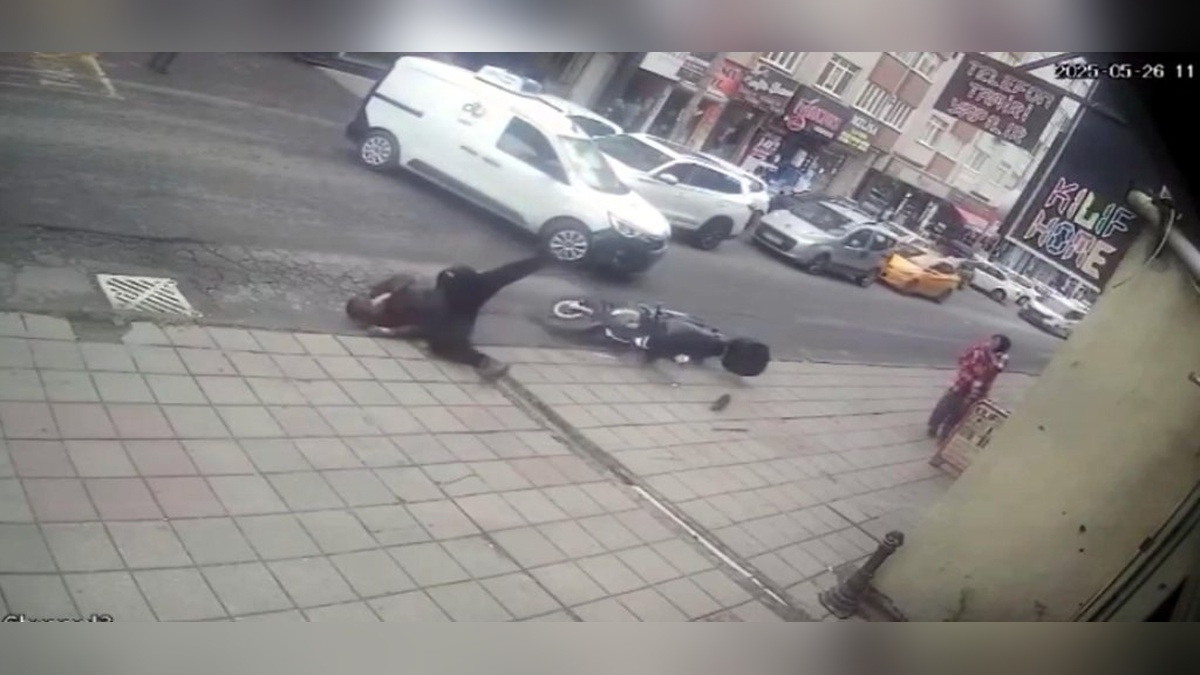 Çorlu'da motosiklet kazası: 1 yaralı