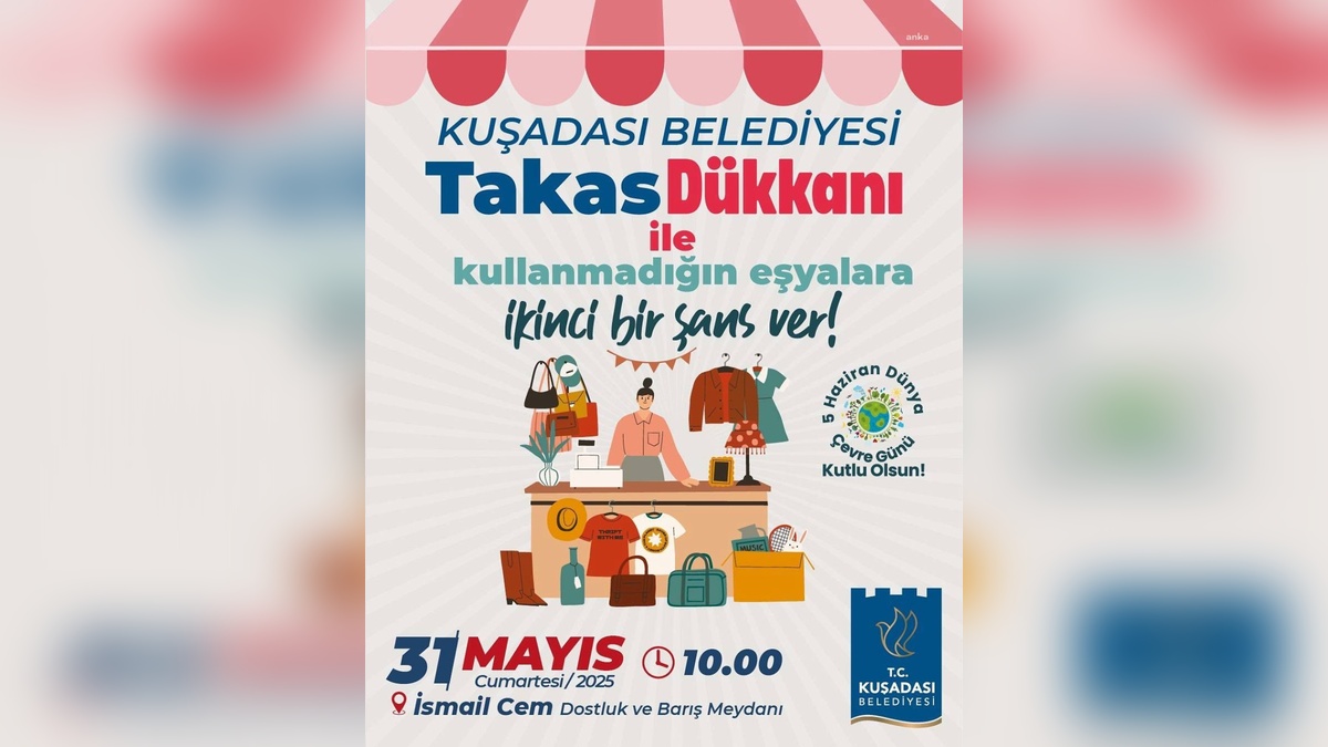 Kuşadası'nda Dünya Çevre Günü etkinliği: Kullanılmayan eşyalar takas edilecek