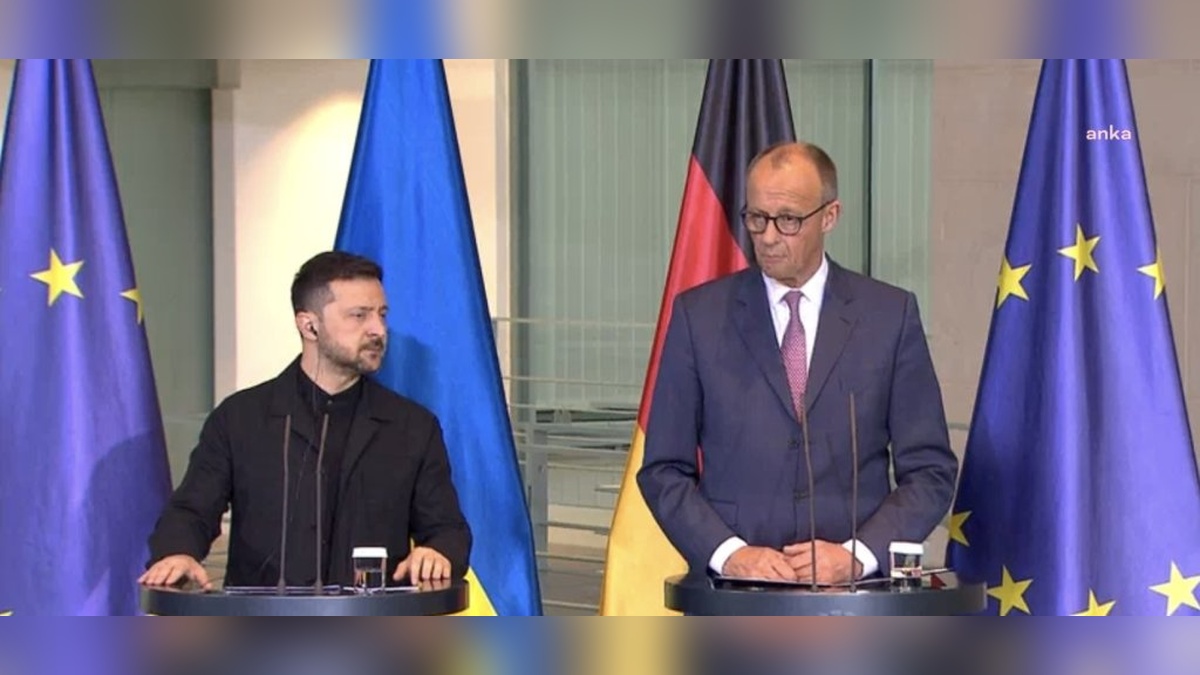 Zelenski Berlin'de: Almanya'dan daha güçlü askeri destek istedi