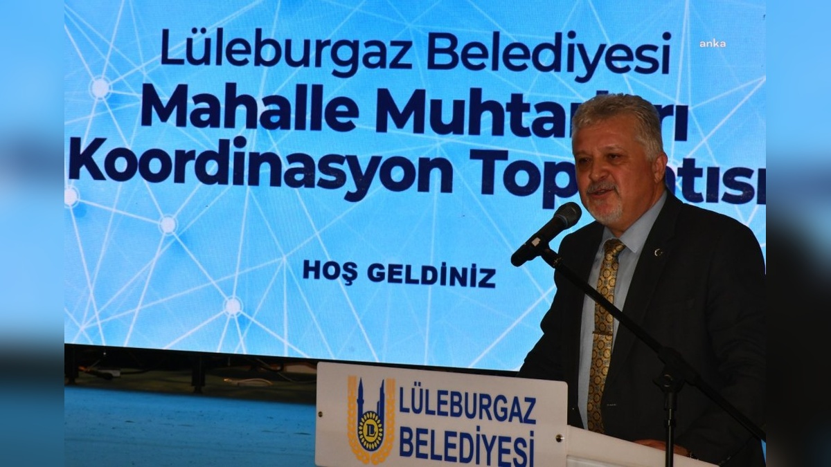 Lüleburgaz Belediyesi: Muhtarlarla Koordinasyon Toplantısı