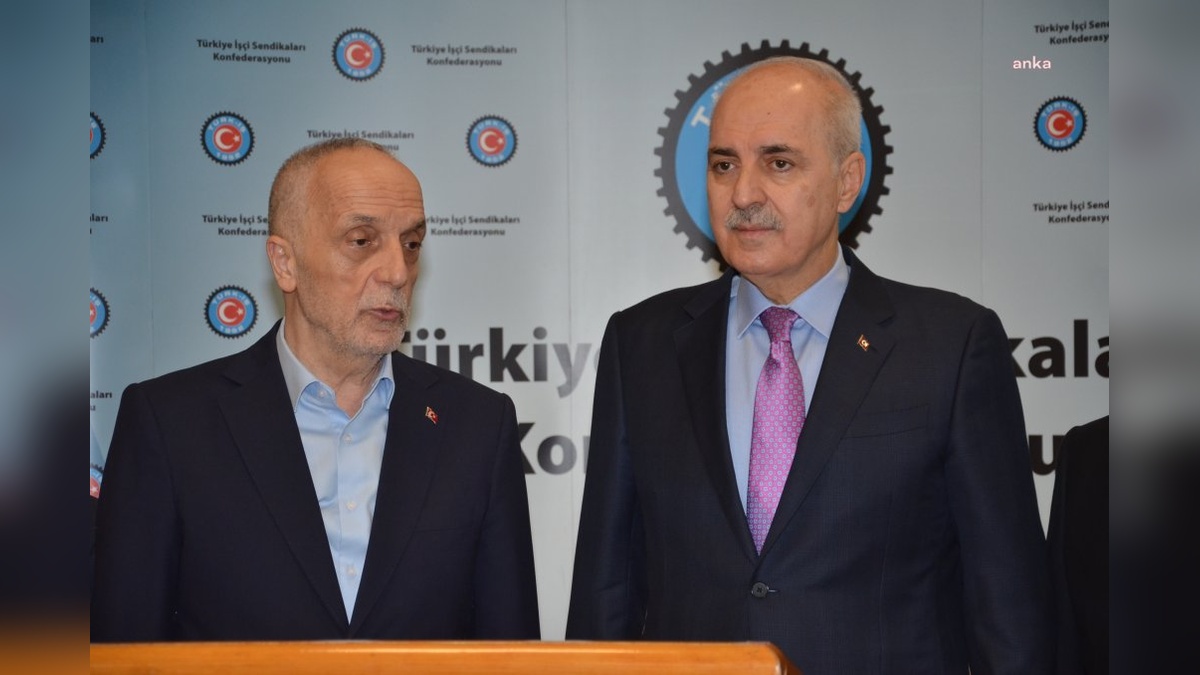Kurtulmuş, Türk-İş'i ziyaret etti: Kamu işçisi sözleşmesi görüşmeleri ele alındı