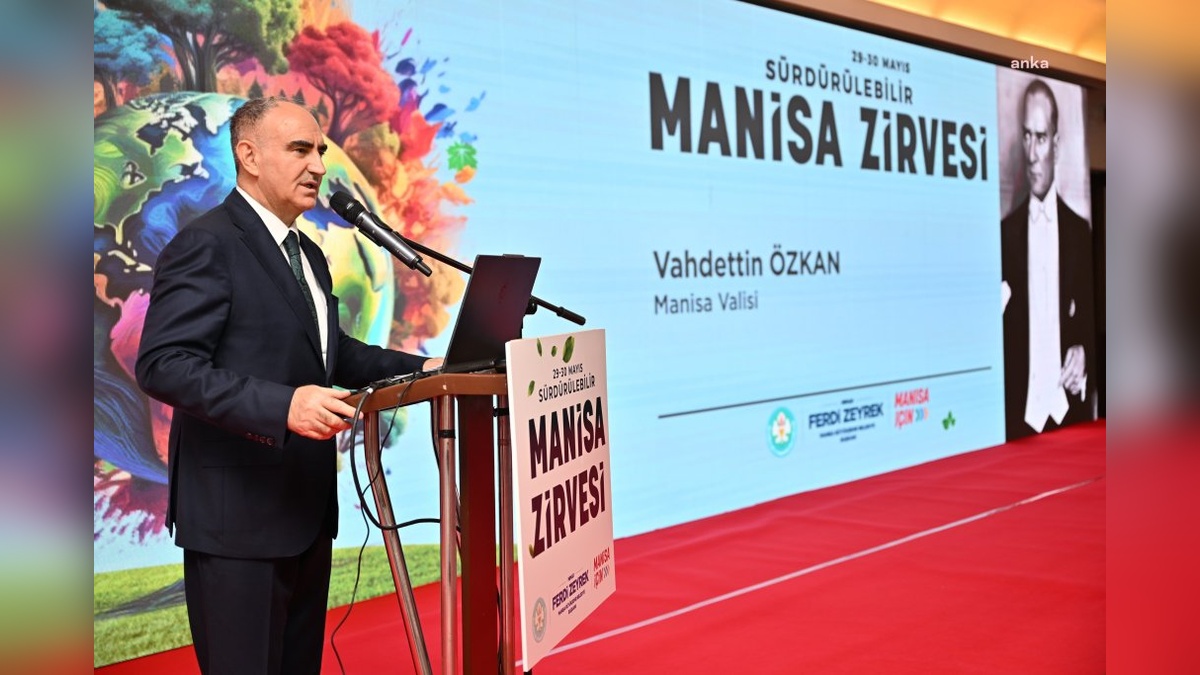 Sürdürülebilir Manisa Zirvesi başladı: İklim krizi ve yeşil dönüşüm masaya yatırıldı