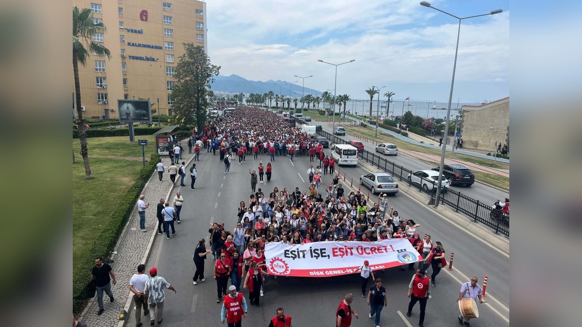 İzmir'de 23 bin işçi 3. gününde grevde: 'Bu mücadele Türkiye'nin geleceği için'