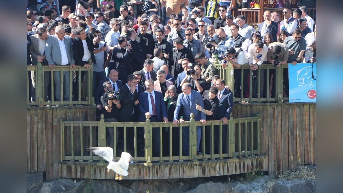 Tekin, Erciş'te İnci Kefali Festivali'ni ziyaret etti
