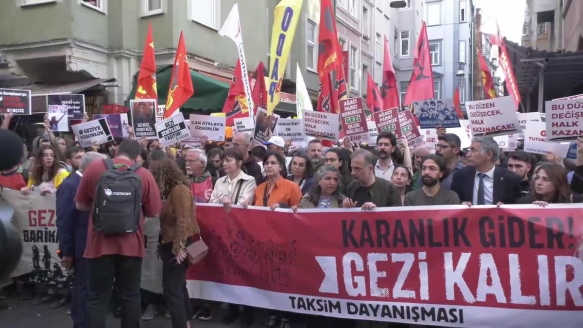 Gezi Parkı eylemlerinin 12. yıl dönümü: 'Karanlık Gider, Gezi Kalır'
