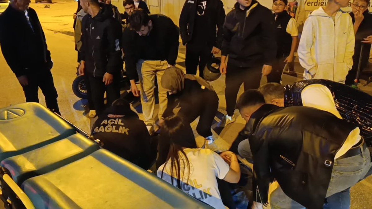 İnegöl'de motosiklet kazası: Sürücü yaralandı