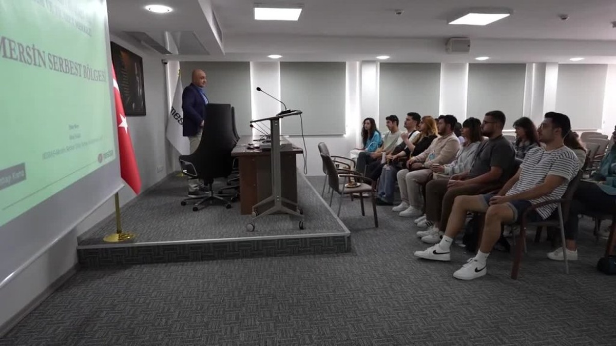Mersin Üniversitesi öğrencileri Mersin Serbest Bölgesi'ni ziyaret etti