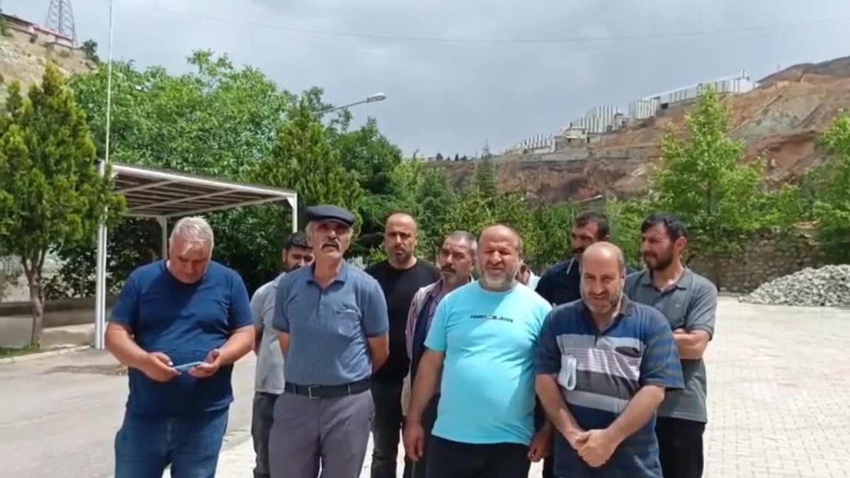 Maden ilçesinde işçiler 7 aydır maaş alamıyor: 'Bayram harçlığımız yok'