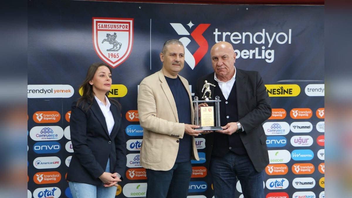 Samsunspor Başkanı Yıldırım'a 'Yılın Bağımlılıkla Mücadeleye Gönül Veren Kulüp Başkanı' ödülü