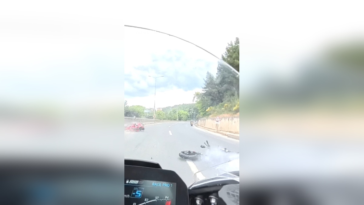 Gölcük'te yağmur suyu nedeniyle üç motosiklet kazası: 3 yaralı