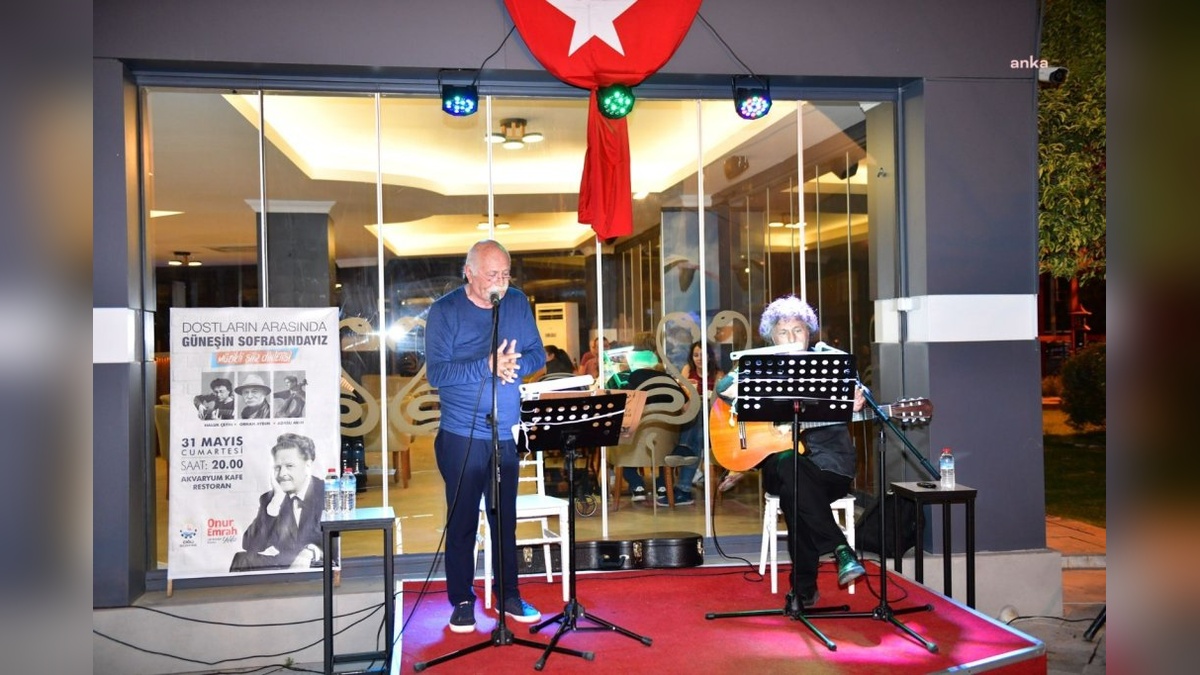 Çiğli'de Nazım Hikmet anıldı: Müzikli şiir dinletisiyle unutulmaz şair yad edildi