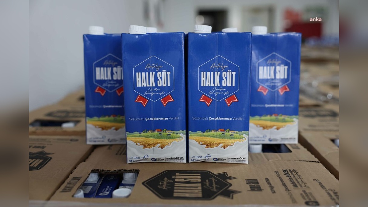 Antalya'da Halk Süt Projesi 30 bin çocuğa ulaştı