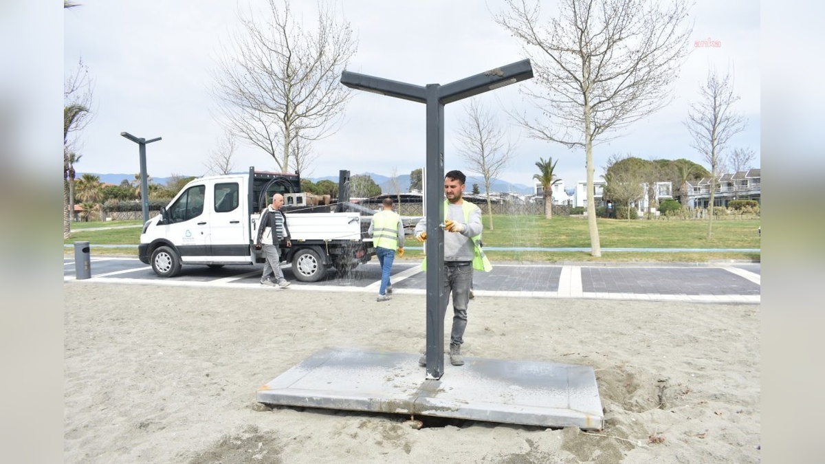 Sarımsaklı Plajı sezon hazırlıkları tamamlandı