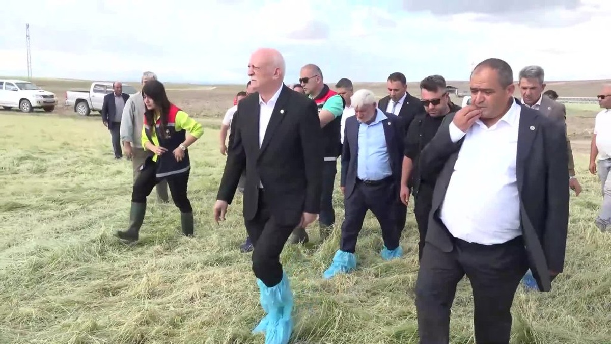 Aksaray'da dolu afeti: 50 bin dekarlık alan etkilendi