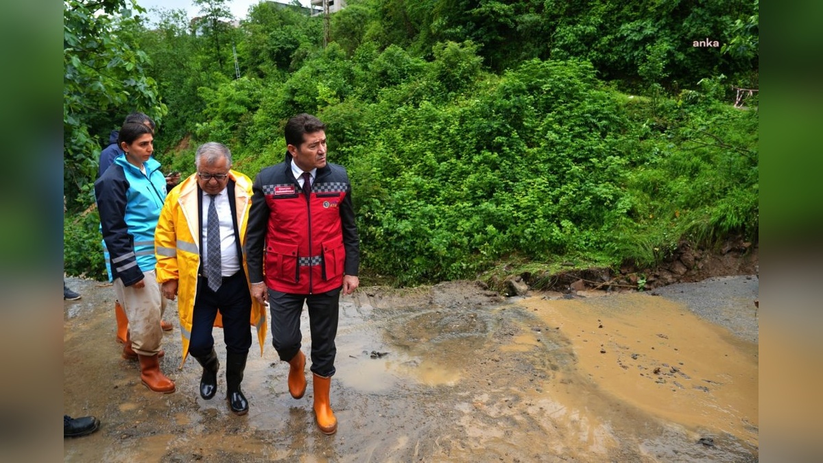 Trabzon'da şiddetli yağış: Ortahisar'da can kaybı yok