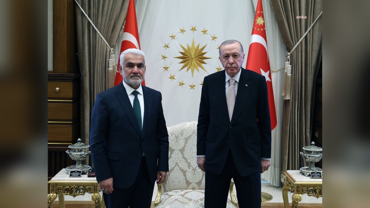 Erdoğan, HÜDAPAR Genel Başkanı Yapıcıoğlu'nu kabul etti