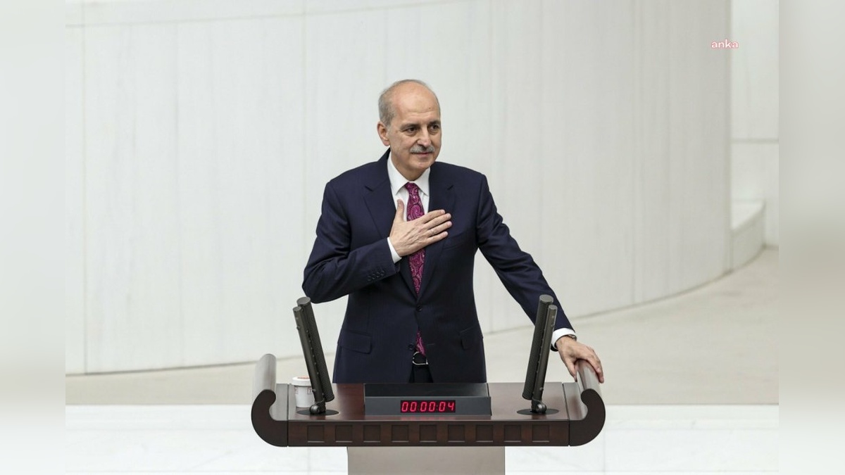 Numan Kurtulmuş yeniden TBMM Başkanı seçildi