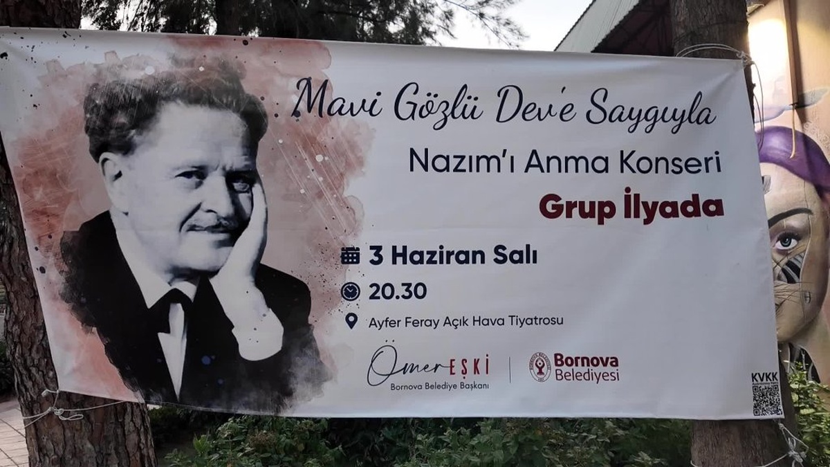 Nazım Hikmet, Bornova'da anıldı