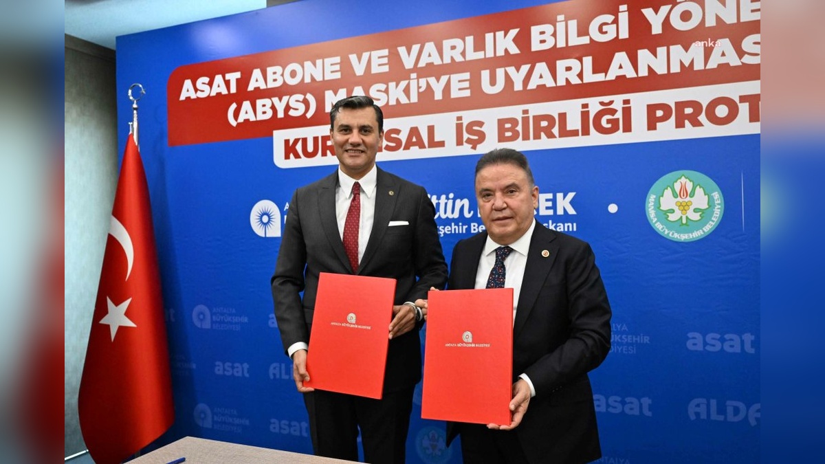 Antalya'nın Altyapı Bilgi Yönetim Sistemi Manisa'ya Uyarlanacak