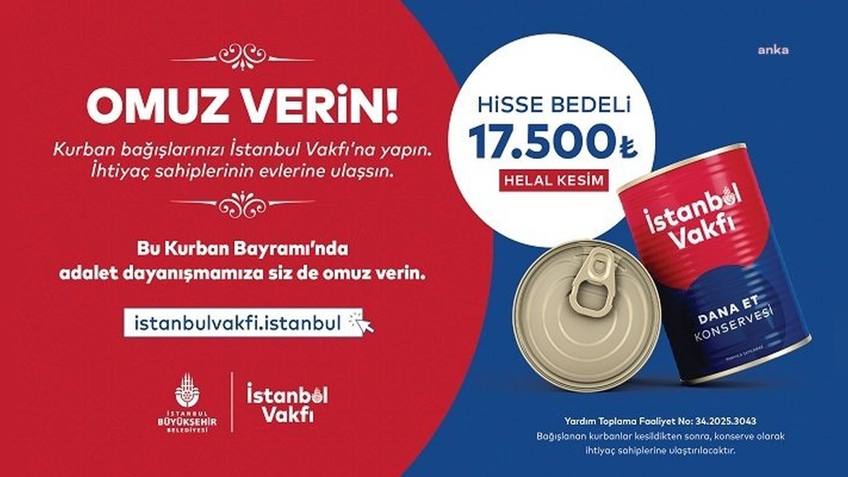 İBB'den Kurban Bağışı Kampanyası: Hisse bedeli 17.500 TL