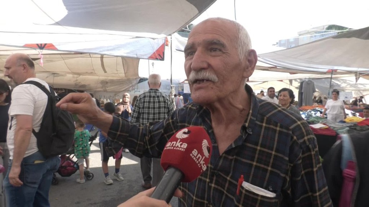 Kağıthane pazarında enflasyon tepkisi: 'Bizi fakirlikten yoksulluğa düşürdü'