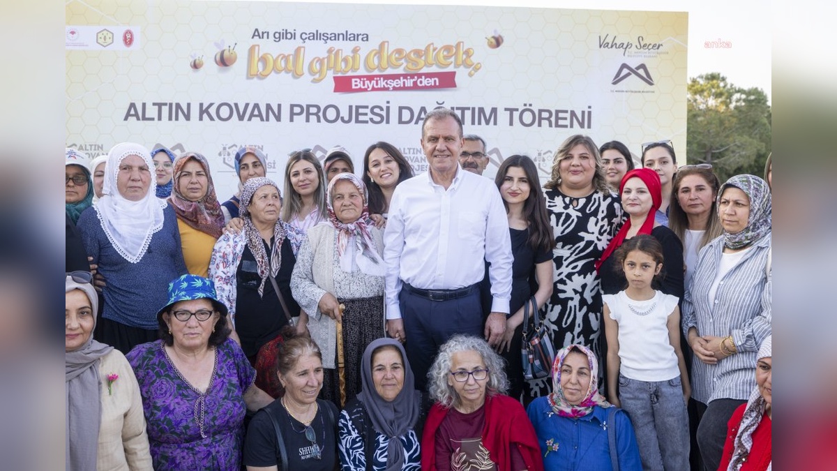 Mersin Büyükşehir Belediyesi, 346 arıcıya destek sağladı