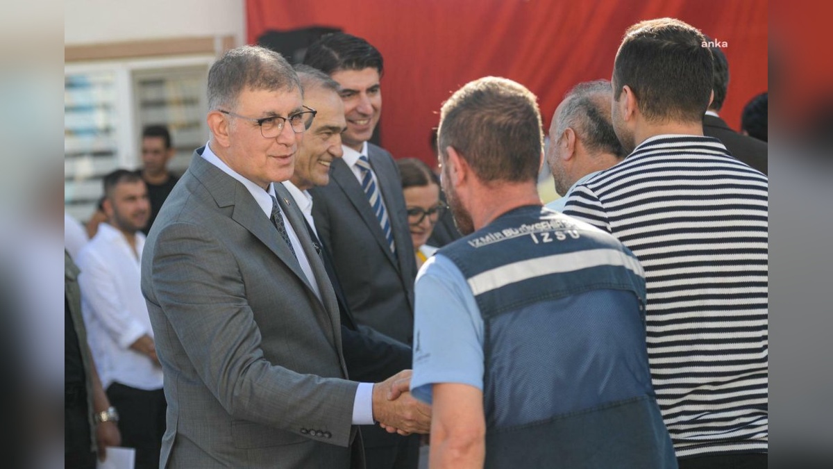 Tugay'dan İZSU çalışanlarına bayram ziyareti: 'Yapacak çok işimiz var'