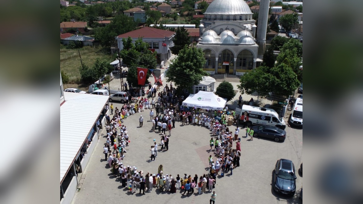 Ergene'de 79 yıllık bayram geleneği sürdü