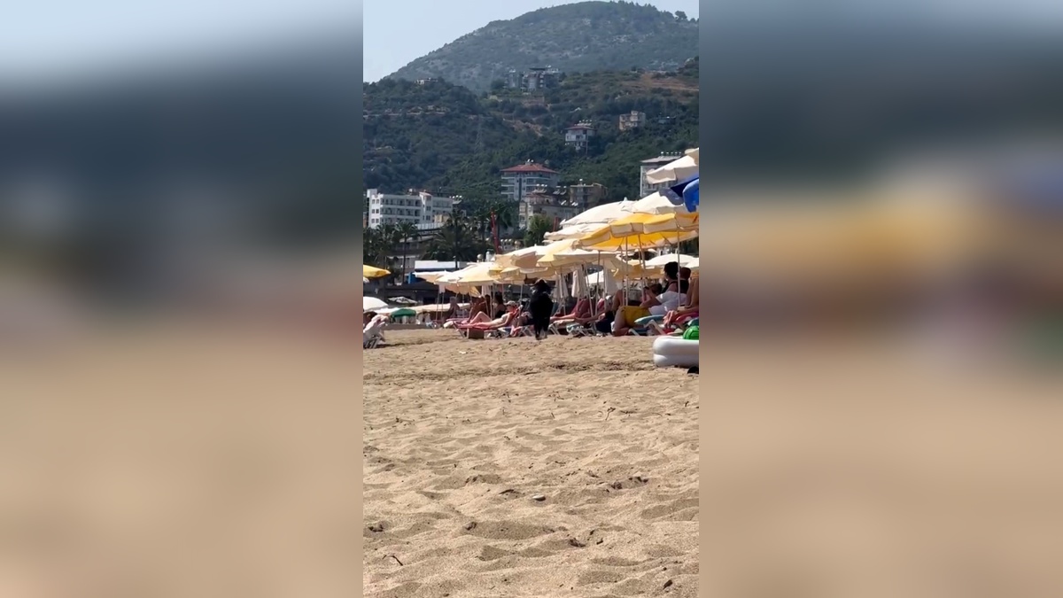 Alanya Kleopatra Plajı'nda kaçan kurbanlık keçi